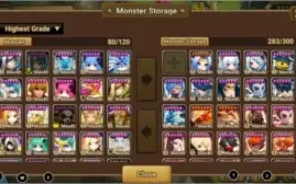 Conta de summoners wars com 24 nat5, e 55 6* estrelas