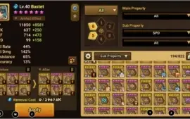 Conta de summoners wars com 24 nat5, e 55 6* estrelas