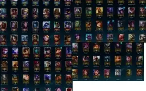 Conta League of Legends Ouro 5, 124 Skins e 105 campões