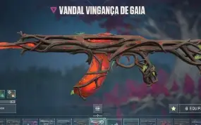 Conta Valorant Vandal Gaia, Operator Araxys, Sheriff Neo Oes