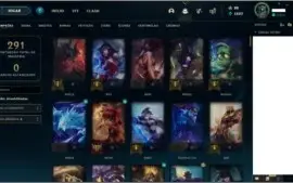 Conta de League of Legends Diamond 4 / 143 champs / 39 skins