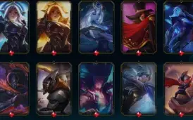 Conta de lol com quase 500 skins e 1300 reais gastos