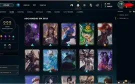 Conta League Of Legends D2 Flex - 222 skins