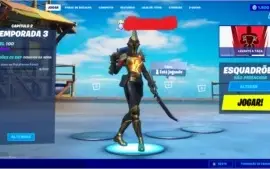 Conta Fortnite com 21 skins, 1500 vbucks + Epic com GTA V...