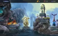 [CONTA MIR4] - Level 72, 3 Espíritos épicos, Set IV Raro, S
