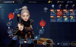 [CONTA MIR4] - Level 72, 3 Espíritos épicos, Set IV Raro, S