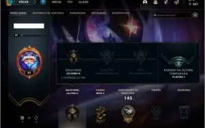 Conta ouro 2 com 17 skins e 54 champs