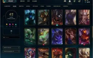 Conta LOL platina 4