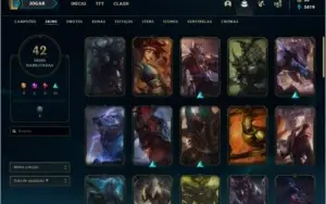 Conta LOL platina 4
