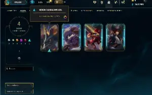 Ferro 4 com 30 Champs e 4 Skins + Honra 3