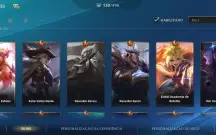 Conta de Wild Rift com 130 skins