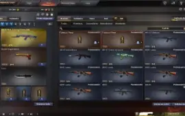 Conta Crossfire AL Major com 4 Semi Vip+MNS