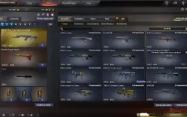 Conta Crossfire AL Major com 4 Semi Vip+MNS