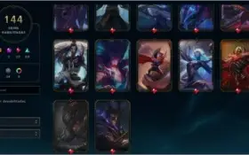 LoL ouro 2, 144 skins