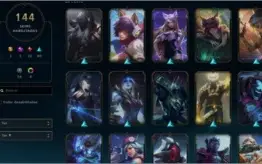 LoL ouro 2, 144 skins