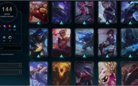 LoL ouro 2, 144 skins