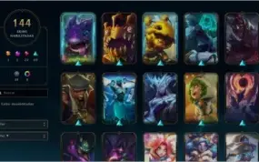 LoL ouro 2, 144 skins