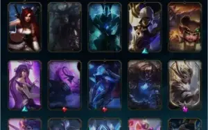 Conta Platina 1 com 183 skins, diamond iv na s10, 130 champs