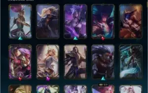 Conta Platina 1 com 183 skins, diamond iv na s10, 130 champs