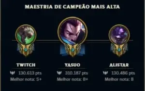 Conta Diamante S7, S9, 148 skins, quase todos campeões