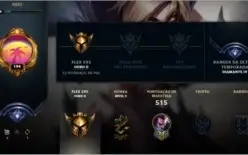 Conta Diamante S7, S9, 148 skins, quase todos campeões