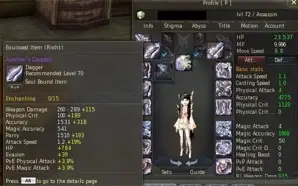 Conta Aion NA com Sin L72 e 1.2b kinah