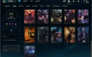 Conta Unranked com 6 Gemas