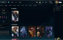 Conta lol platina 1, 110 champions
