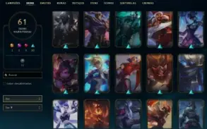 Conta league of legends 61 Skins, 8945 EA / Valorant