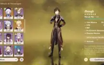Conta Ar56 Com Zhongli,Venti,Ayaka,Kazuha. 11 Tier5 no total
