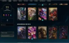 CONTA LOL 70 CHAMPS 25 SKINS (1 ULTIMATE)