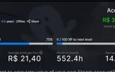 CONTA STEAM CS/RUST/R6/RAFT/GTA/ARK/NARUTO/GREENHEL/THEFORES