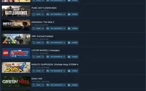 CONTA STEAM CS/RUST/R6/RAFT/GTA/ARK/NARUTO/GREENHEL/THEFORES
