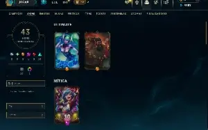 Unranked com 80 Champs e 42 Skins
