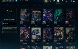 Conta de 2014 - 135 champs e 71 skin - Sem email confirmado