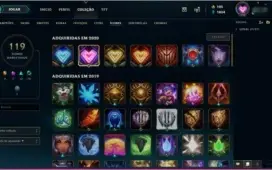 Conta  lol 114 CAMPEÃO