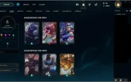 Conta lol ouro3 - lvl 37 - 35 champs