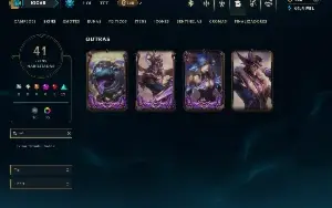 Mestre com TODOS os Champs e 41 Skins ( 28 PDL )