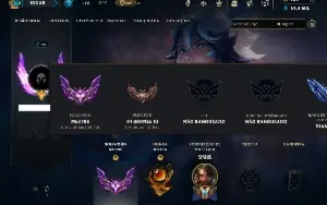 Mestre com TODOS os Champs e 41 Skins ( 28 PDL )