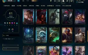 Mestre com TODOS os Champs e 41 Skins ( 28 PDL )
