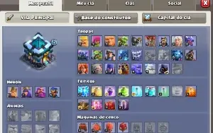 clash of clans cv15 + cv13 semi full