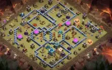 clash of clans cv15 + cv13 semi full