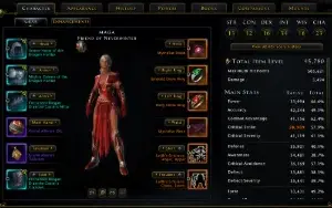 Conta neverwinter, personagens com 50k+ item lvl