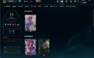 Esmeralda 2 (ex mestre) com 55 Champs e 24 Skins