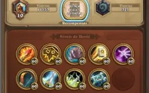 Hearthstone - Todos personagens dourados lv 60