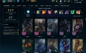 Bronze 2 com TODOS os Champs e 85 Skins ( MONO SUP )