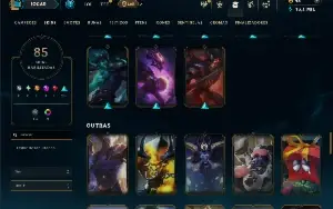 Bronze 2 com TODOS os Champs e 85 Skins ( MONO SUP )