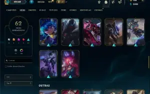 Diamante 3 com 110 Champs e 62 Skins ( MAIN ADC )