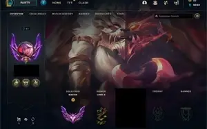 CONTA LEAGUE OF LEGENDS MESTRE 2 SKINS PRESTIGIO ! 60% DE WR