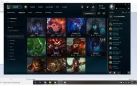 Conta com quase todos Campeões (falta apenas 11) 104 Skins